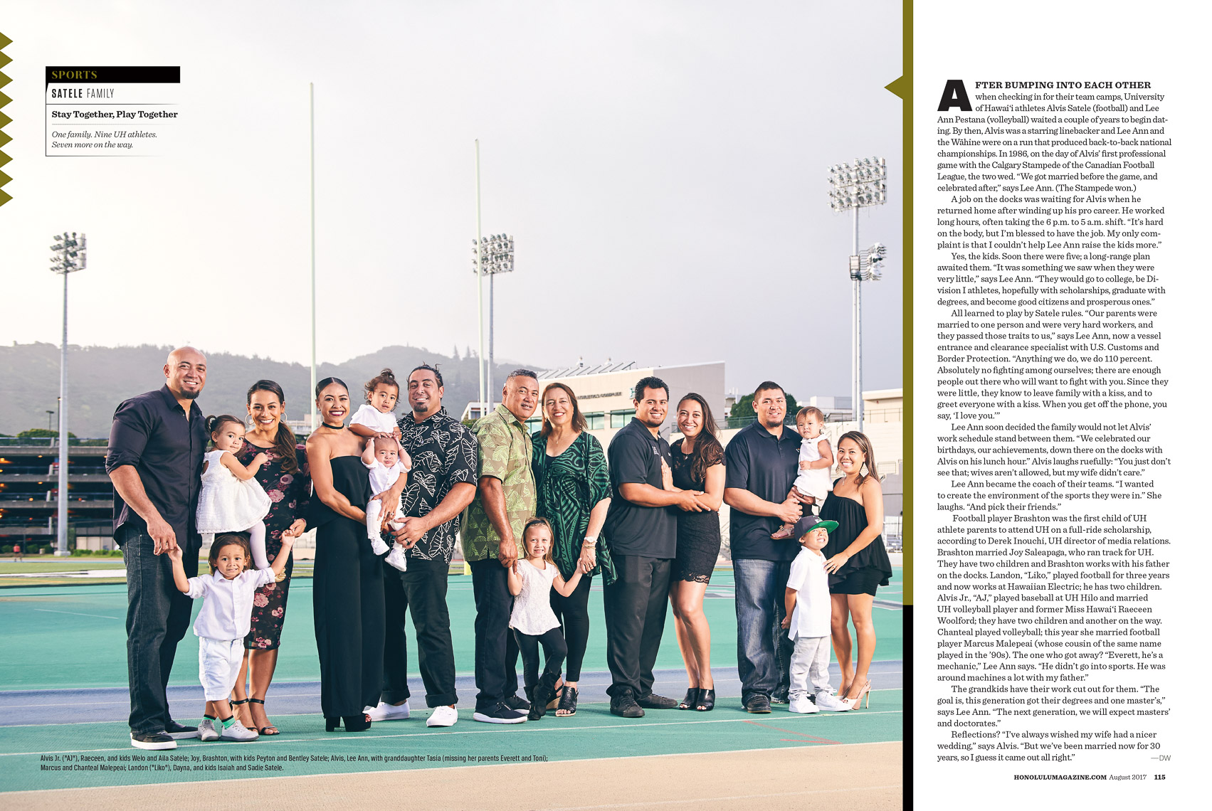 Satele Family University of Hawaii Athletics
